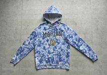 champion チャンピオン カレッジロゴ MARIAN プルオーバー パーカー ブルー×ホワイト M_画像2