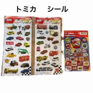 トミカ　 ミニカー　シール　シールがいっぱい　キャラクターシール　タカラトミー