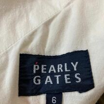 PEARLY GATES パーリーゲイツ ゴルフウェア ゴルフパンツ ズボン スラックス サイズ6 白_画像5