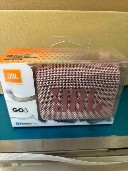 JBL GO3 Bluetoothスピーカー ピンク JBLGO3PINK 訳あり　パッケージ破損品　新品未開封品