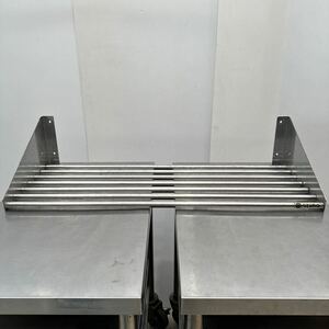 インボイス登録店 東製作所 ステンレスパイプ棚 W900×D350×H200ｍｍ 組立式 アズマ 業務用 壁掛け棚 水切 キッチン用品 厨房用品 6042333