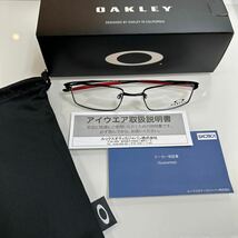 在庫限り！安心の2年間正規保証付き! 正規品 オークリー OAKLEY Top Spinner 4B OX3136-0751 51mm（ポリッシュドブラック）メガネフレーム_画像10