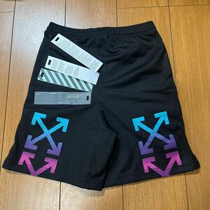 [試着のみ]17S/S OFF-WHITE メッシュハーフパンツ XXS