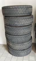 ★新車外し★【DUNLOP】ダンロップ SP638 245/70R19.5 136/134J トラックタイヤ ４軸低床 9.9分山 12本セット★大阪府★直接引取歓迎★_画像3