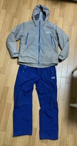 DAIWA Gore-Tex Pro duct size L winter suit DW-1907 Daiwa GORE-TEX top and bottom setup snowsuit 