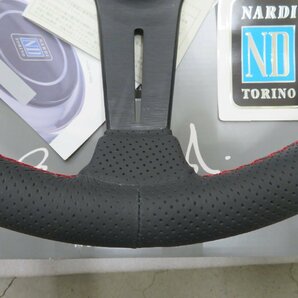 未使用正規品 数量限定モデル NARDI SPORT TYPE A 340 RED E.NARDI 品番 N921 BKLパンチングレザー＆ブラックスポーク 現品ありの画像5