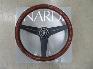 未使用品　正規品　NARDI　RALLY　WOOD　品番　N771　ウッド＆ブラックスポーク　350ｍｍ　オフセット80ｍｍ　現品限り