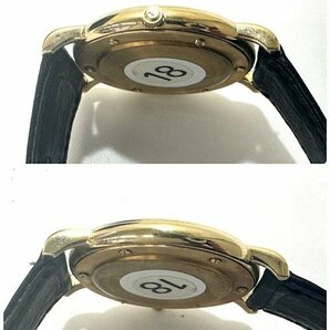 【中古品】(※ジャンク品)ティソ TISSOT 腕時計 クオーツ 18K×カーフ【送料別】FW0479の画像4