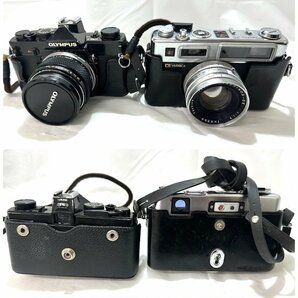 【中古品】(※動作未確認)(2点セット)ヤシカ/オリンパス フィルムカメラ Electro35/OM-1【送料別】FD1043の画像2