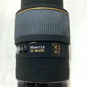 【中古品】(※動作未確認) シグマ SIGMA カメラレンズ 105mm 1:2.8 DG MACRO【送料別】HD0012の画像2