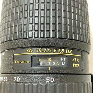 【中古品】(※動作未確認) トキナー カメラレンズ Tokina SD 50-135 F2.8 DX ＋ レンズフード BH-671【送料別】HD0039の画像4