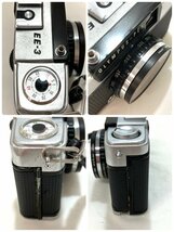 【中古品】(※動作未確認)（※フィルムカメラ3点セット） OLYMPUS-PEN EE-3/PENTAX SPOTMATIC SP/CHINON 35F-MA【送料別】HD0045_画像3