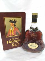 （未開栓）ヘネシー X.O ブランデーコニャック 金キャップ クリアボトル Hennessy XO COGNAC 700ml 【送料別途】 KA1173_画像1