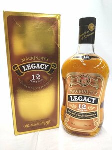 （未開栓）マッキンレー レガシー 12年 スコッチウイスキー MACKINLAY'S LEGACY 750ml 43% 【送料別途】 KA1190