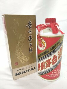 [ empty bin ]mao Thai shu... pcs sake China sake KWEICHOW MOUTAI heaven woman label bottle approximately 775.6g [ postage extra .] KA1195