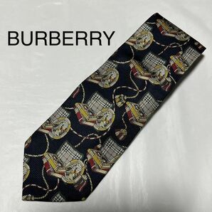 バーバリー　BURBERRY'S ネクタイ シルク100% 総柄 