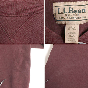 エルエルビーン ロゴ 刺繍 スウェット メンズ XL / LLBEAN アウトドア LLビーン ヘビーウェイト スエット トレーナー クルーネック 裏起毛の画像5