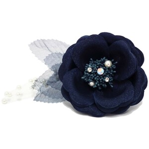  leaf attaching corsage solid feeling circle .. flower pa- ruby z decoration navy 9c-05 lady's go in . type graduation ceremony wedding stylish 