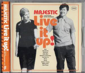 Majestic /Live It Up +1【パッパパーコーラス入 ネオアコ ギターポップ日本盤CD】帯付1999年