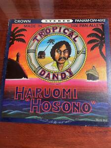 細野晴臣 トロピカル ダンディー Tropical DANDY LP レコード