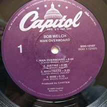 LPレコード　ボブ・ウェルチ/Bob Welch/マン・オーバーボード　輸入盤未使用に近い美品　US盤_画像4