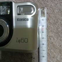 コンパクトフィルムカメラ コニカ Konica　フィルムカメラ　ソフトケース、ストラップ付　動作確認済_画像9