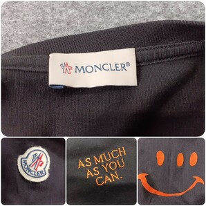 13246-04★MONCLER/モンクレール 長袖Tシャツ ロンT ブラック XLサイズ★の画像7