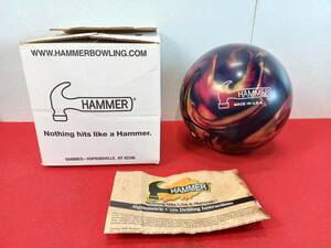 13242-05★未加工品★HAMMER/ハンマー LEVEL 2REACTIVE ボーリング 玉 球 15 ボウリング★