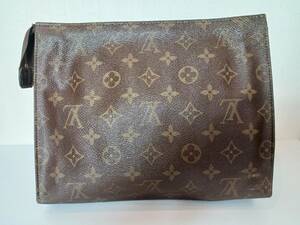 13282-02★Louis Vuitton/ルイ・ヴィトン ポッシュトワレット26 ヴィンテージ白タグ モノグラム ポーチ クラッチバッグ★