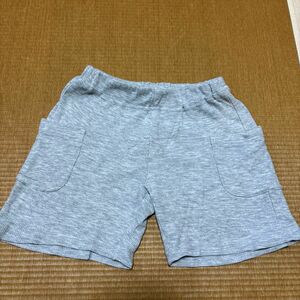 ショートパンツ ハーフパンツ キッズパンツ　100cm 半ズボン グレー