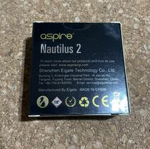 新品 未使用aspire Nautilus 2 アトマイザー タンク VAPE 電子タバコ_画像2