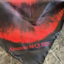 ALEXANDER MCQUEEN アレキサンダーマックイーン スカーフ ストール 未使用 非売品 レア シルク_画像3