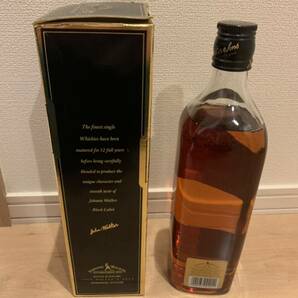 JOHNNIE WALKER RED BLACK LABEL ジョニーウォーカー 赤ラベル 黒ラベルウィスキー 1000ml 750ml43% 未開栓 スコッチ ブラック レッドの画像4