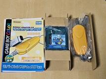 未使用 GBC ゲームボーイカラー MOBILE ADAPTER GB モバイルアダプタGB モバイルシステムGB専用 Nintendo 任天堂 箱説ハガキ付_画像1