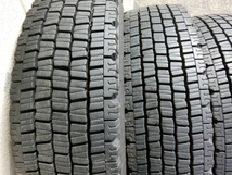 ★ 225/80R17.5 123/122L ★ 4本セット ★ DUNLOP ★ DECTES SP081 約14㎜　良品スタッドレス　4t　ユニック　225/80/17.5_画像3