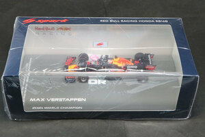 スパーク 1/43 レッドブル RB16B アブダビGP 2021 Winner M.フェルスタッペン ワールドチャンピオン ピットボード & No.1ボード付 S7862