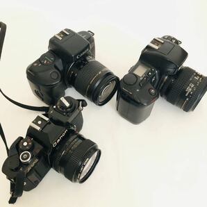 Canon Nikon キャノン ニコン カメラ 3台 まとめ F-601 AV-1 EOS750QD 動作未確認の画像8