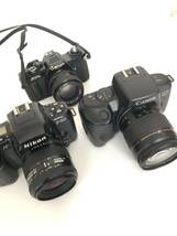 Canon Nikon キャノン ニコン カメラ 3台 まとめ F-601 AV-1 EOS750QD 動作未確認_画像10