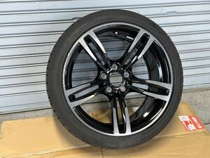 BMW F87 2シリーズ M2 純正 19インチ 10J +40 1本 PCD120 5H リア用 ハブ径 約73mm アルミホイール Mスポーツ M3 M4 流用 スペアタイヤに