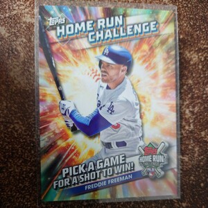 MLB 2024 Topps〈FREDDIE FREEMAN〉series1 HOME RUN CHALLENGE ロサンゼルス・ドジャース