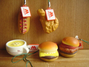 ♯feg08jz Mos Burger Funyu Mascot Все 5 видов куриного супа ♂бандай Бандай ♀200 иен 005855_C