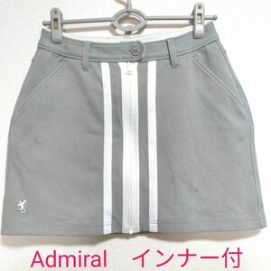 美品　Admiral　アドミラル　レディース　ゴルフ スカート　インナー付　Mサイズ