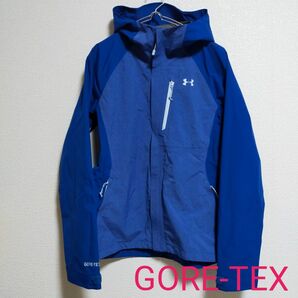 美品UNDER ARMOURアンダーアーマー　パックライト　ポケッタブル　レディース　XS マウンテンパーカー GORE-TEX