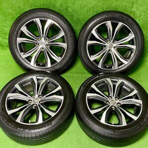 良品 LEXUS RX450h RX200t Fスポーツ 純正 20インチ ホイール 20x8J +30 BRIDGESTONE DUELER H/L 235/55R20 2021年製 バリ山の画像1