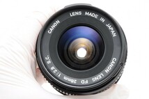 Canon キャノン Lens FD 28mm F2.8 S.C. 広角 単焦点 オールドレンズ カメラ 1:2.8 RL-411T/000_画像2