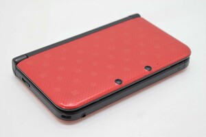 3DS LL ニンテンドー3DSLL 本体 Newスーパーマリオブラザーズ2 メモリ付 動作品 SPR-001ブラック×レッド 任天堂 NINTENDO RK-433T/612