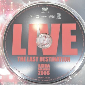 美品 DVD 中森明菜 AKINA NAKAMORI LIVE YOUR 2006 THE LAST DESTINATION ライブ コンサート 東京国際フォーラム 少女A 動作品 RK-896S/702の画像3