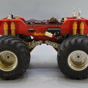 当時物 タミヤ 1/10 電動 ラジコン BULLHEAD ブルヘッド 4WD オフロード モンスタートラック RC SUV 田宮 模型 TAMIYA クロカンRL-91SM/000の画像7