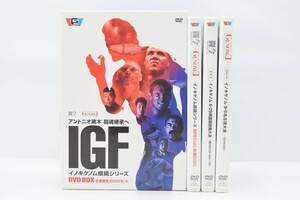 生産限定 DVD アントニオ猪木 IGF イノキゲノム 旗揚げシリーズ DVDBOX 3枚組 動作品 アントン プロレス 燃える闘魂 闘今 RL-198T/000