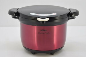 THERMOS サーモス Shuttle Chef シャトルシェフ KBH-3001 真空保温調理鍋 3.0L バーガンディ BGD 調理家電 時短 RK-494M-A/702